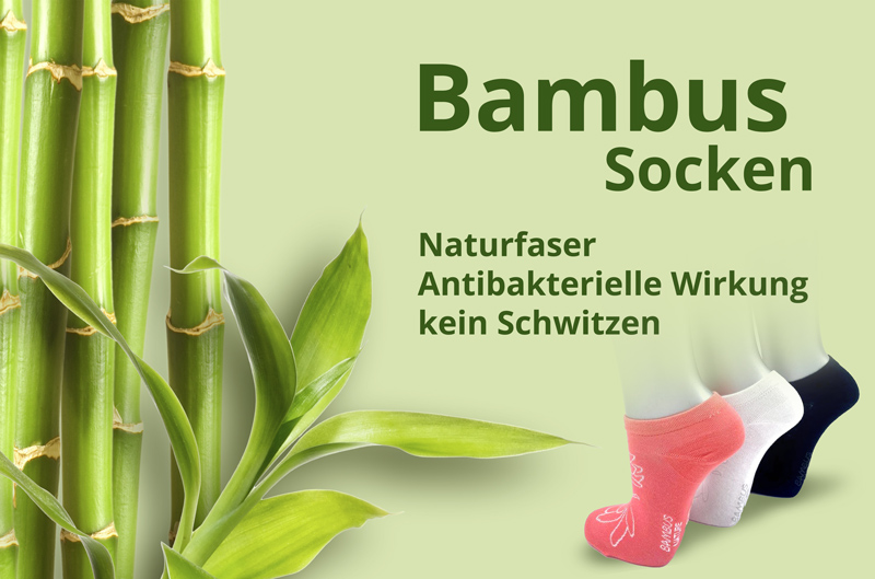 Bambus Socken - Antibakterielle Wirkung durch Naturfaser Bambus Socken - Antibakterielle Wirkung durch Naturfaser